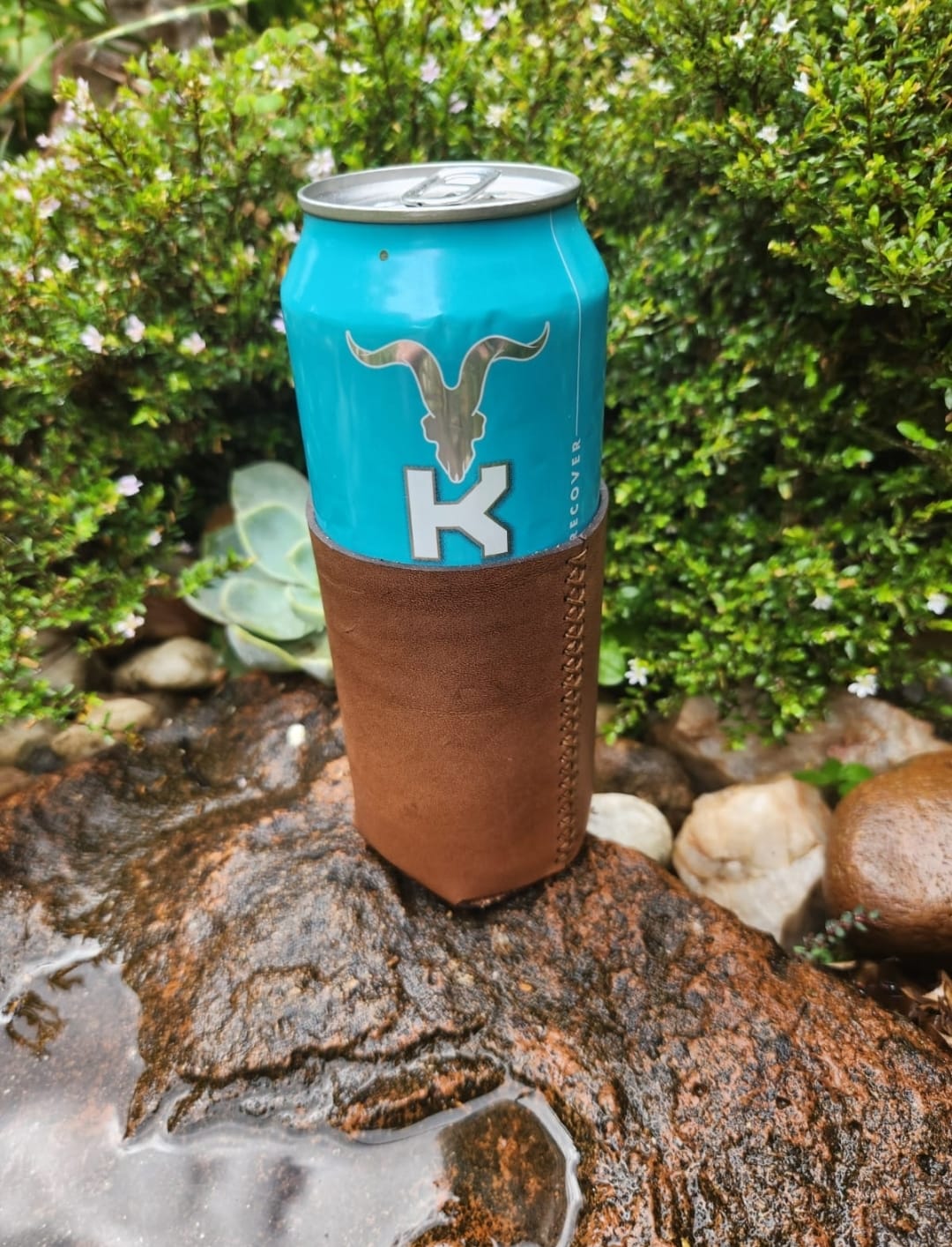 Leather koozie wholesale item